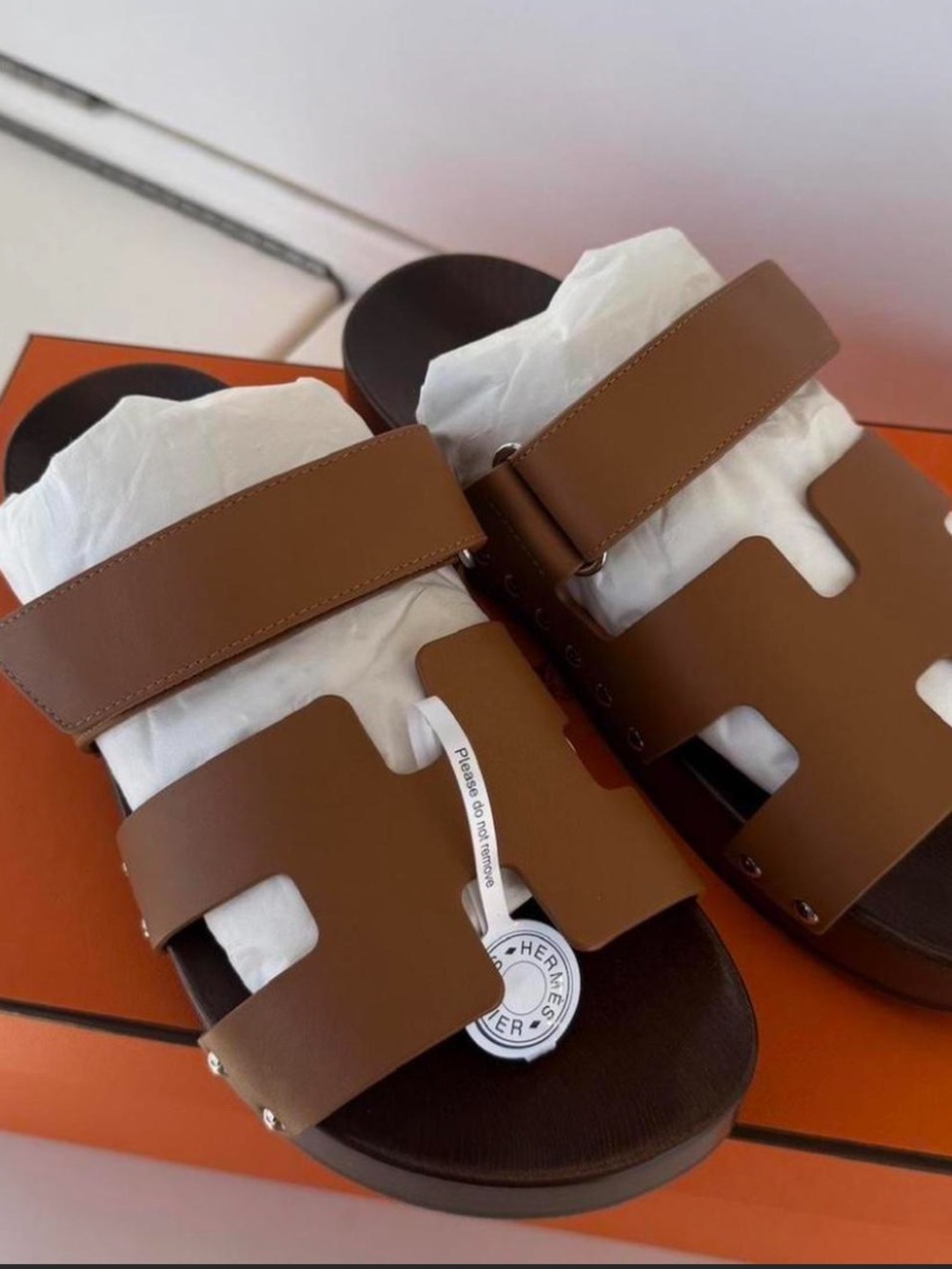 BRAND NEW HERMES SLIDES